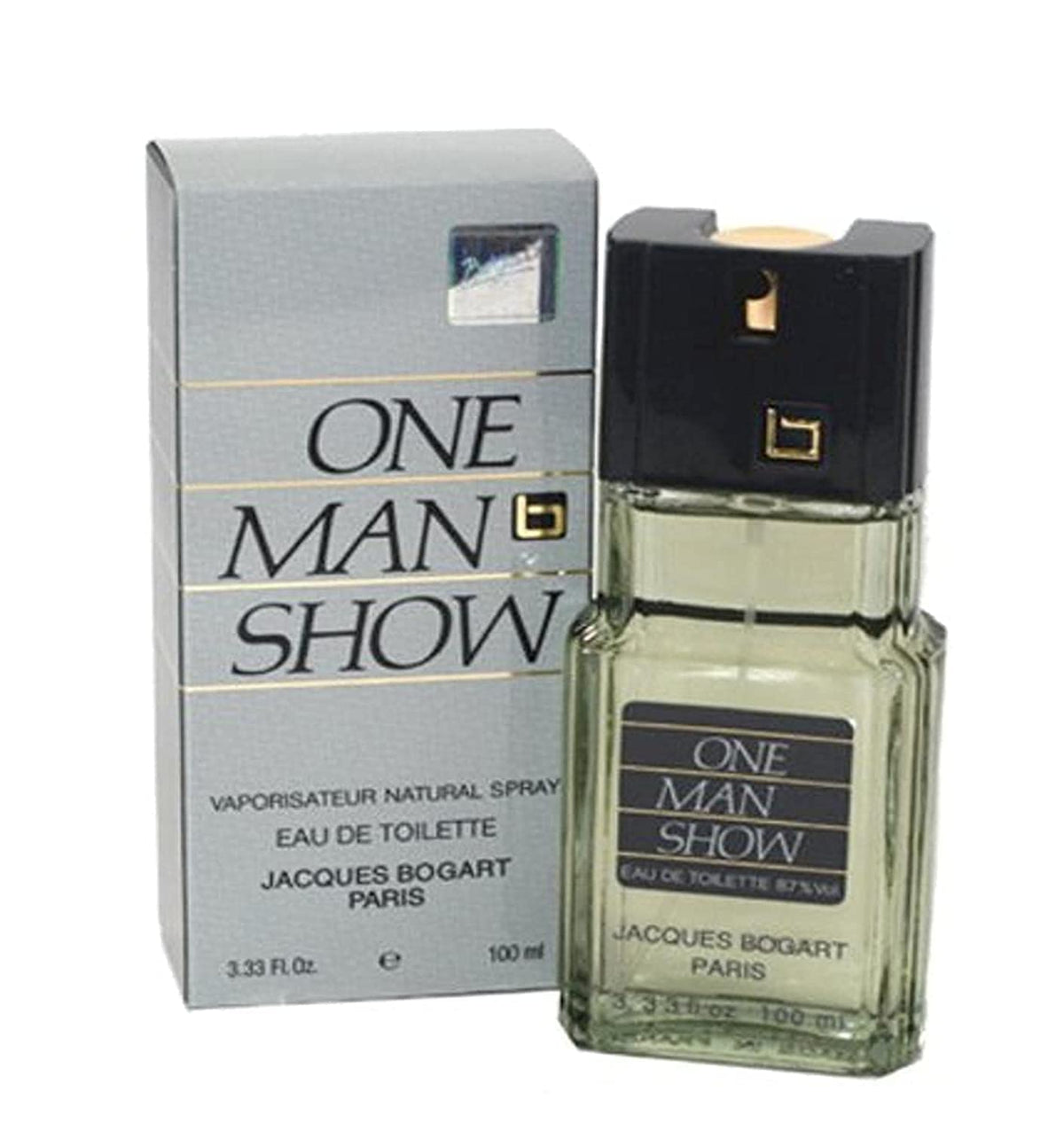 Jacques Bogart One Man Show bottle front view for confident daytime fragrance.