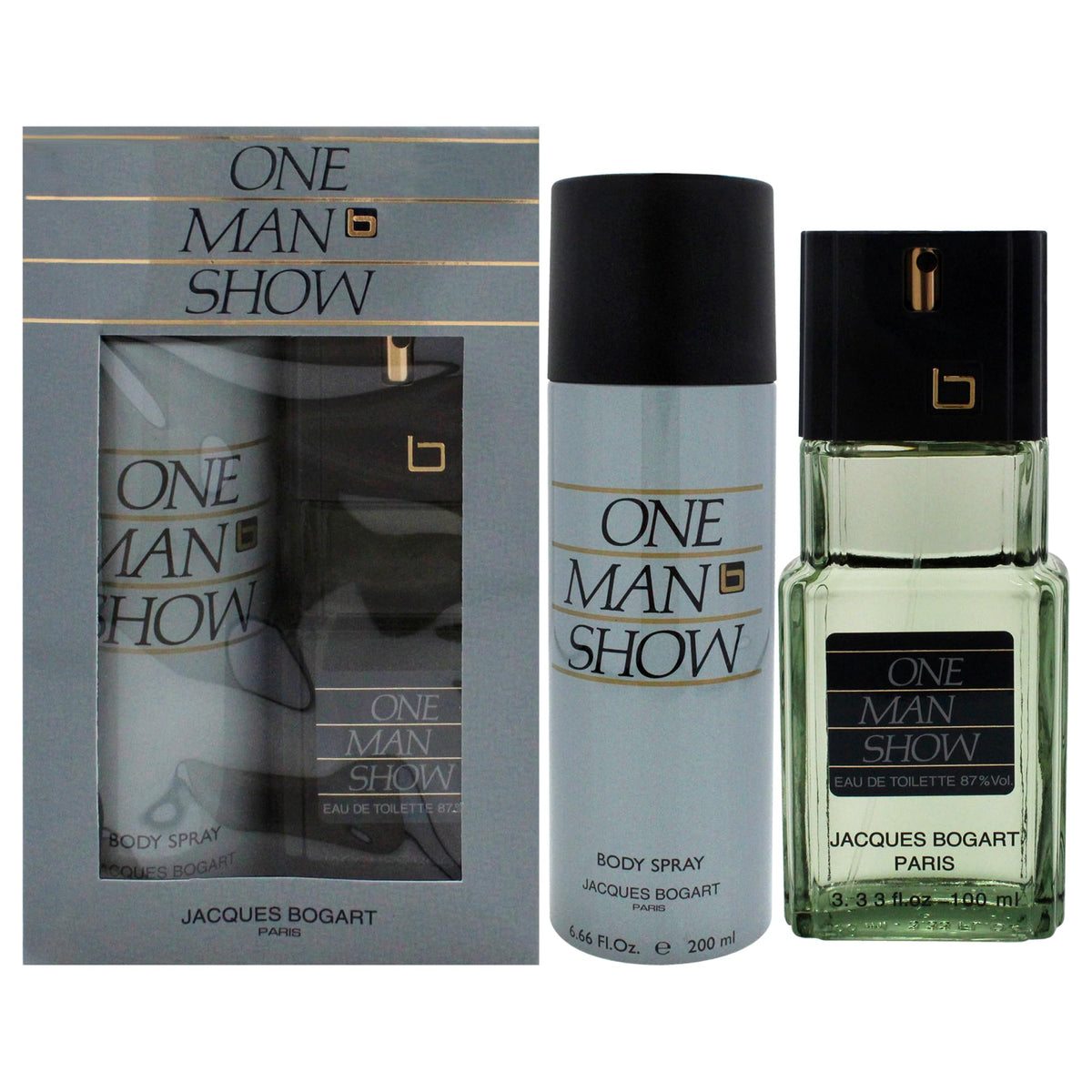 Jacques Bogart One Man Show bottle front view, ideal for daily wear and gifting.