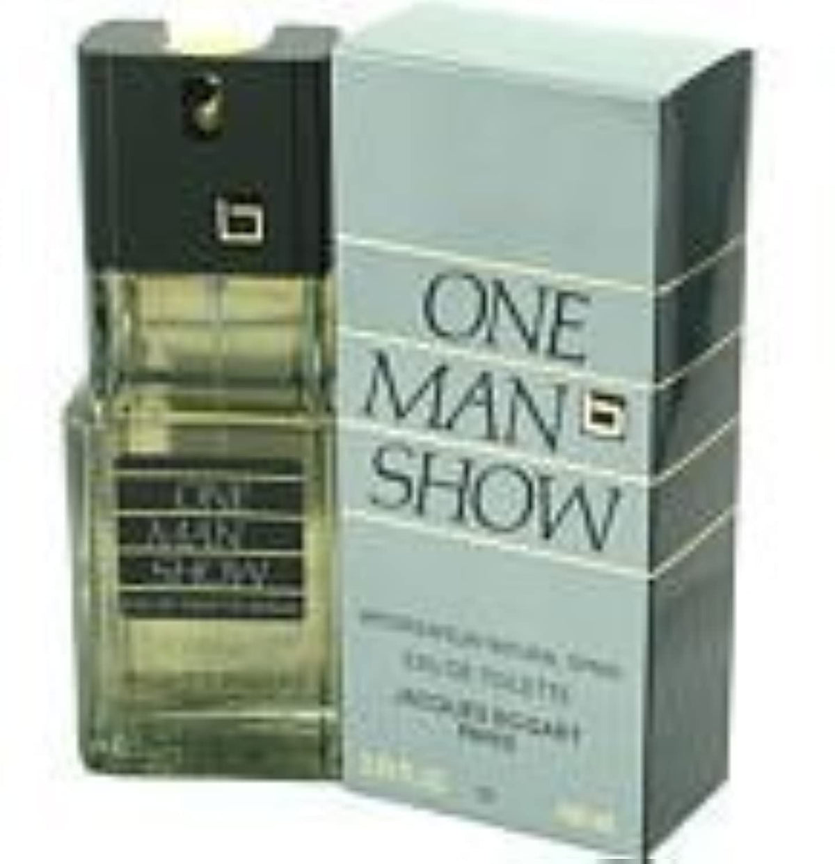 Jacques Bogart One Man Show bottle spray captured for easy evening application.