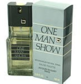 Jacques Bogart One Man Show bottle spray captured for easy evening application.