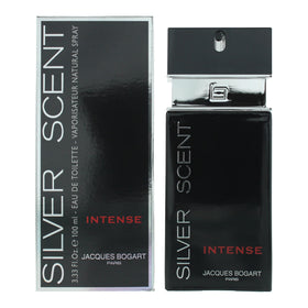 Jacques Bogart Silver Scent Intense bottle front for everyday confidence.