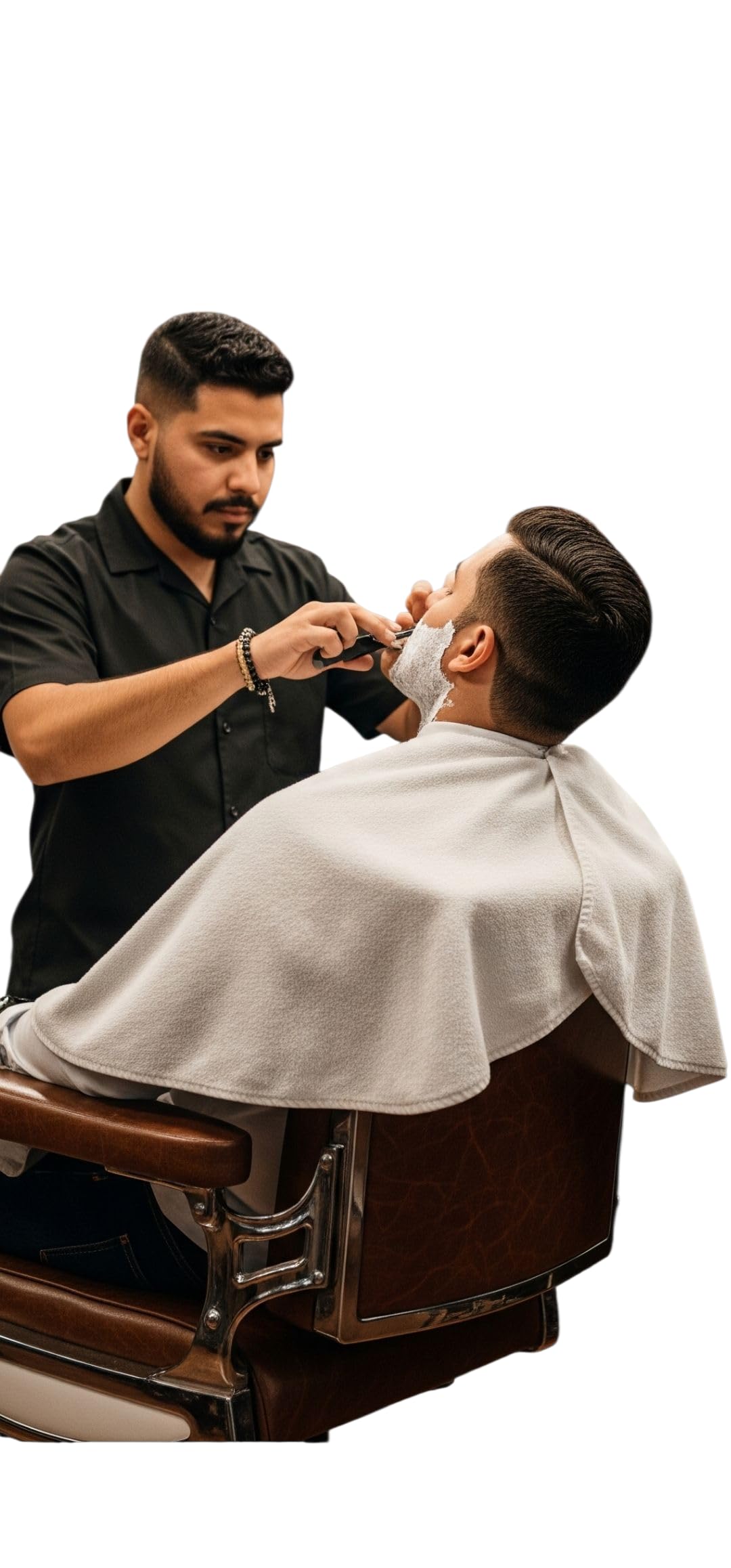 JADASH cape-style towel is easy to wear and remove