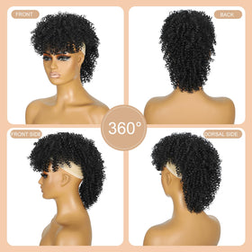 Jadeadyseg high-elasticity synthetic fiber preserves curls and reduces tangling.