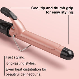 JAETON 360-degree cord enables flexible, tangle-free curling motions.