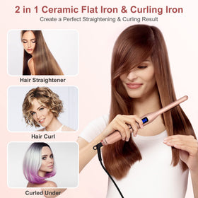 JAETON pencil flat iron auto shut-off enhances home safety