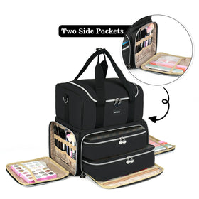 Jaffzora side pockets keep brushes, clippers and small tools within reach.