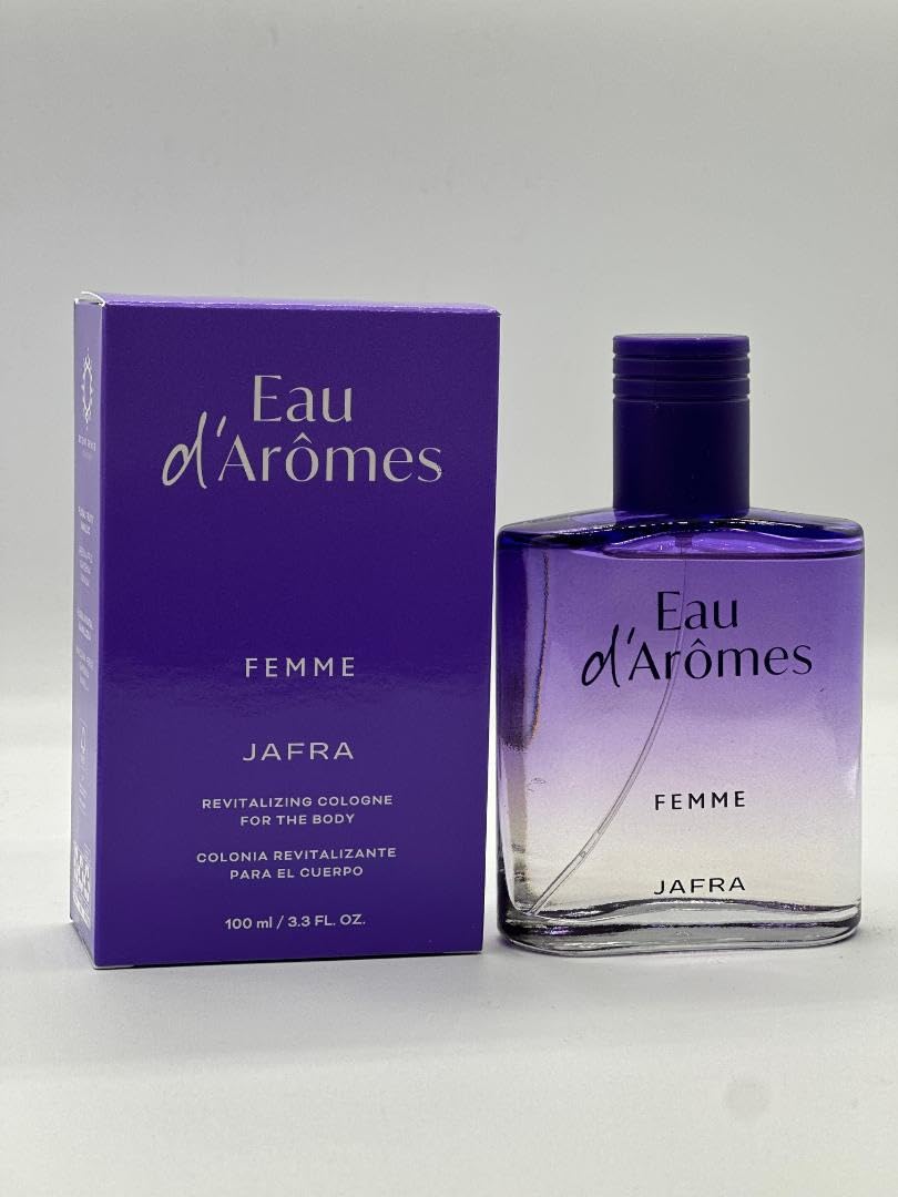 JAFRA Eau d'Arômes bottle front view for daily wear and uplifting citrus-floral notes