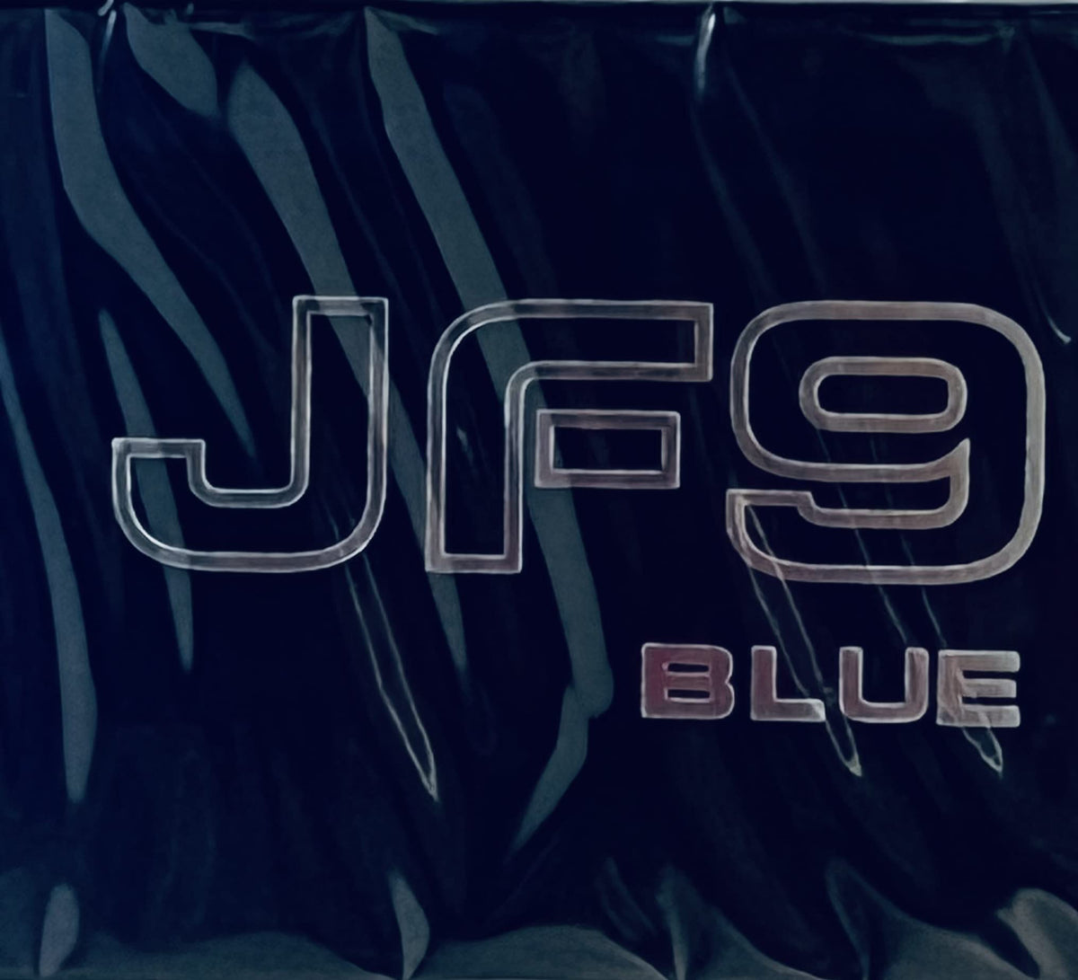 Jafra JF9 Blue Cologne label detail showcases modern branding and authenticity