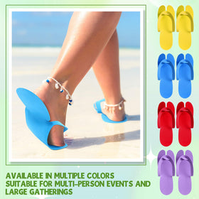 JaGely color-differentiation slippers for group foot care sessions