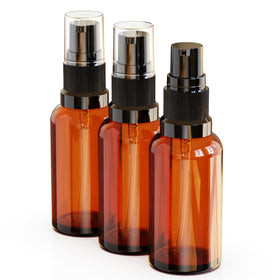Jagolain amber glass protects contents from UV light during travel.