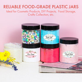 Jaisie.W 40-pack includes floral labeling stickers for organization