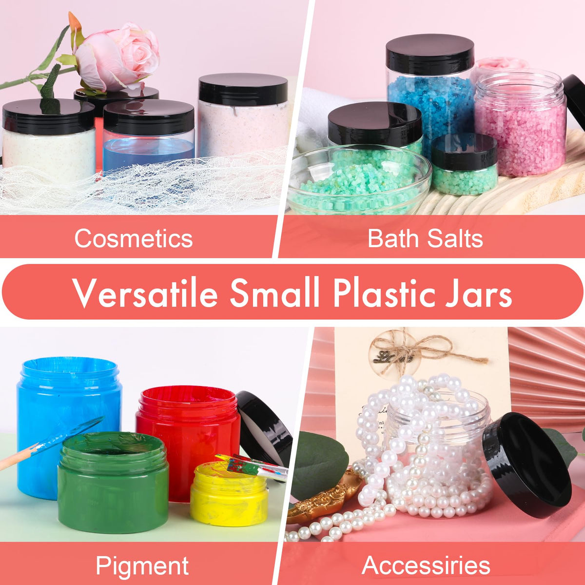 Jaisie.W leakproof lids provide a foam-sealed, spill-free hold