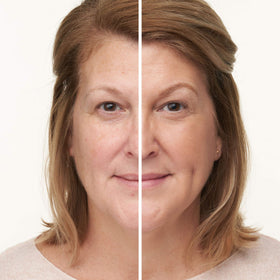 Jane Iredale Amazing Base application on lips offers sun protection and color base.