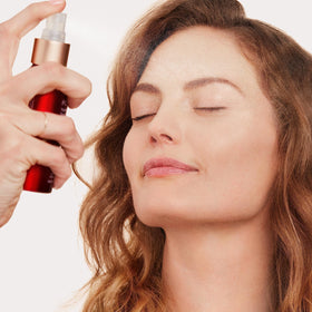 Natural ingredients calm skin while providing a subtle, dewy glow.