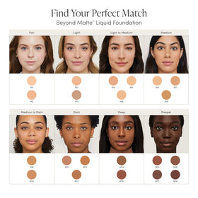 Jane Iredale Beyond Matte label closeup shows vegan and cruelty-free credentials.