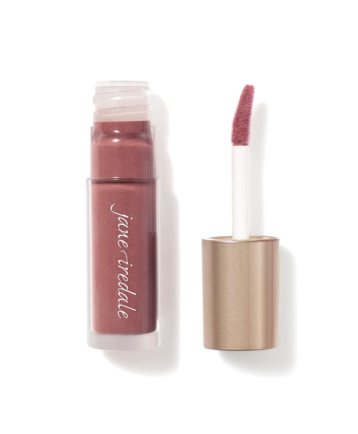 Jane Iredale Beyond Matte Lip Stain with precise application for even color.