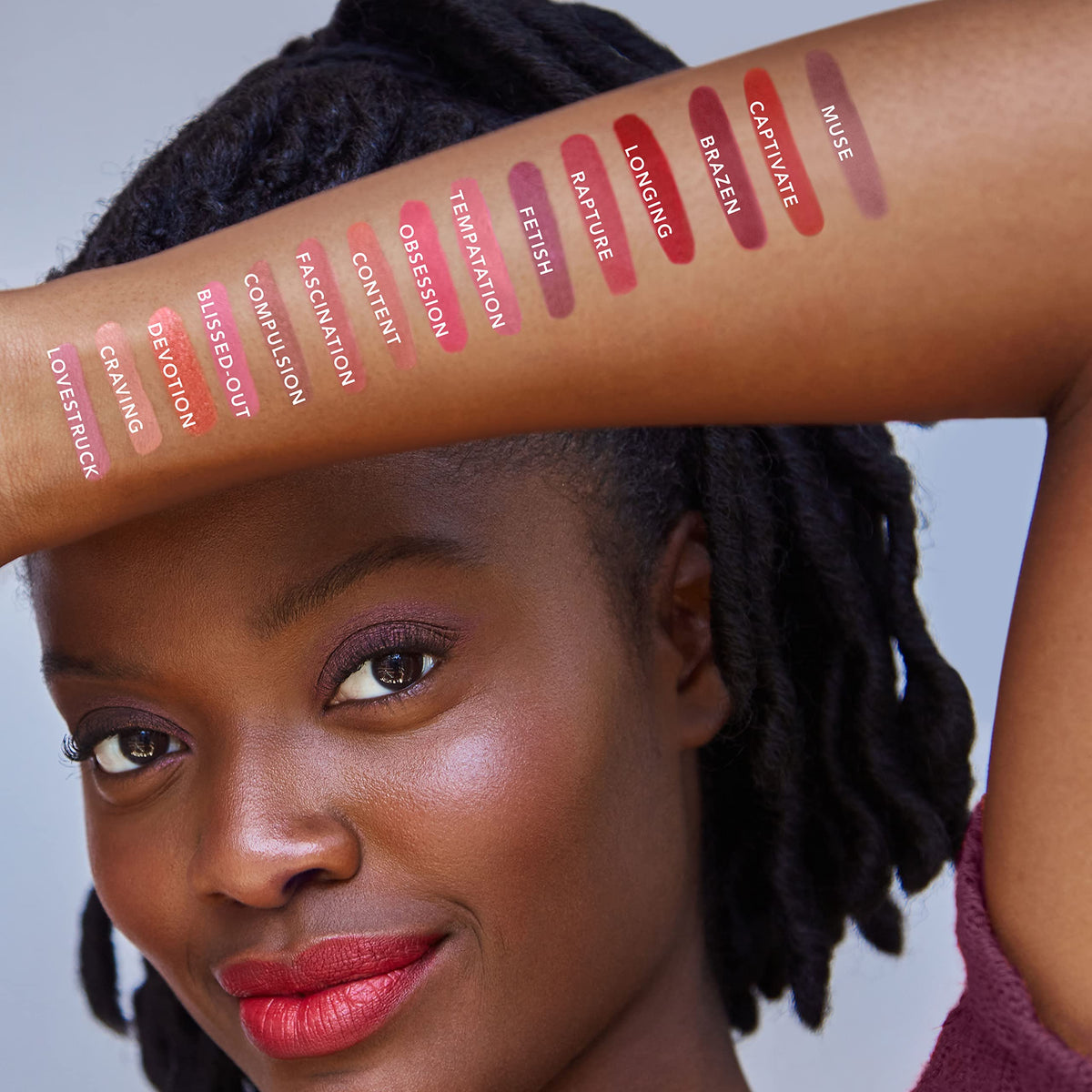 Jane Iredale Beyond Matte Lip Stain cap close-up highlighting ergonomic design.