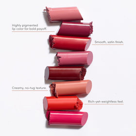 jane iredale ColorLuxe Lipstick applies smoothly for comfortable wear.