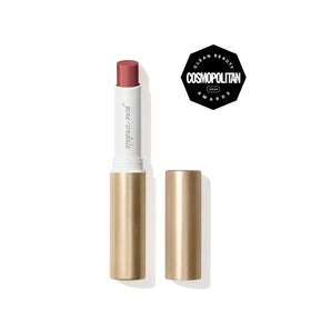 jane iredale ColorLuxe Lipstick vegan and cruelty-free emblem supports ethical beauty.