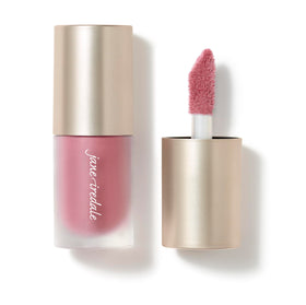 Jane Iredale ColorLuxe Liquid Blush pump close-up for easy application.