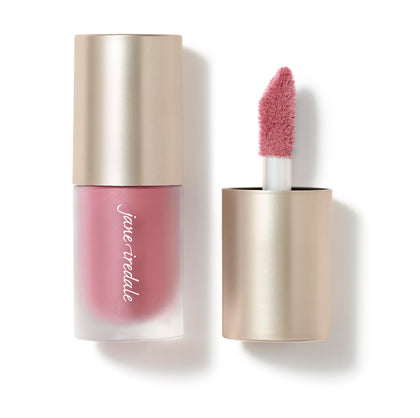 Jane Iredale ColorLuxe Liquid Blush pump close-up for easy application.