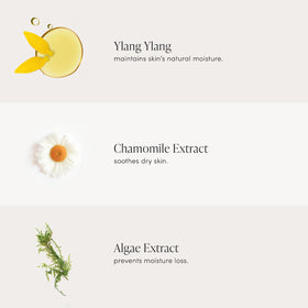Jane Iredale D2O Hydration Spray with ylang-ylang helps balance sebum.