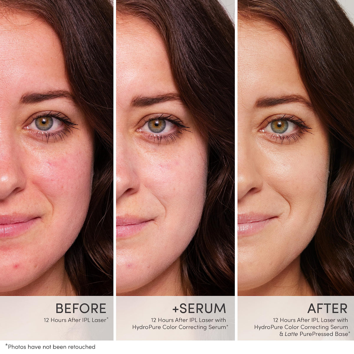 Jane Iredale HydroPure serum application motion illustrating easy, even blending.