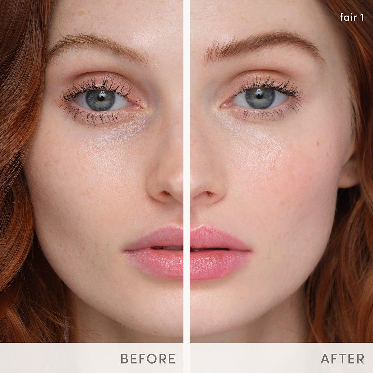 Jane Iredale HydroPure Tinted Serum on skin with dewy finish