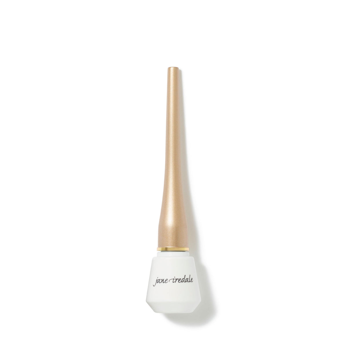 Jane Iredale Liquid Eyeliner Black close-up shows rich pigment and precise definition.