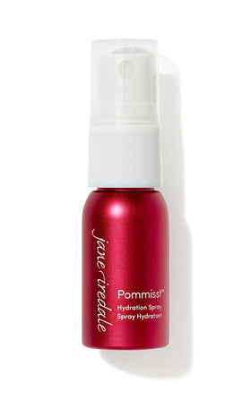 Jane Iredale Pommisst Mini bottle front for on-the-go hydration.