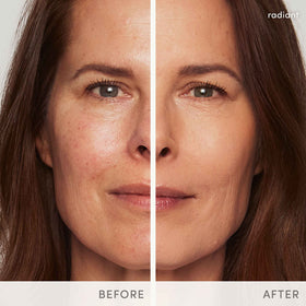 Jane Iredale PurePressed Base application swatch shows true shade and smooth, buildable coverage.