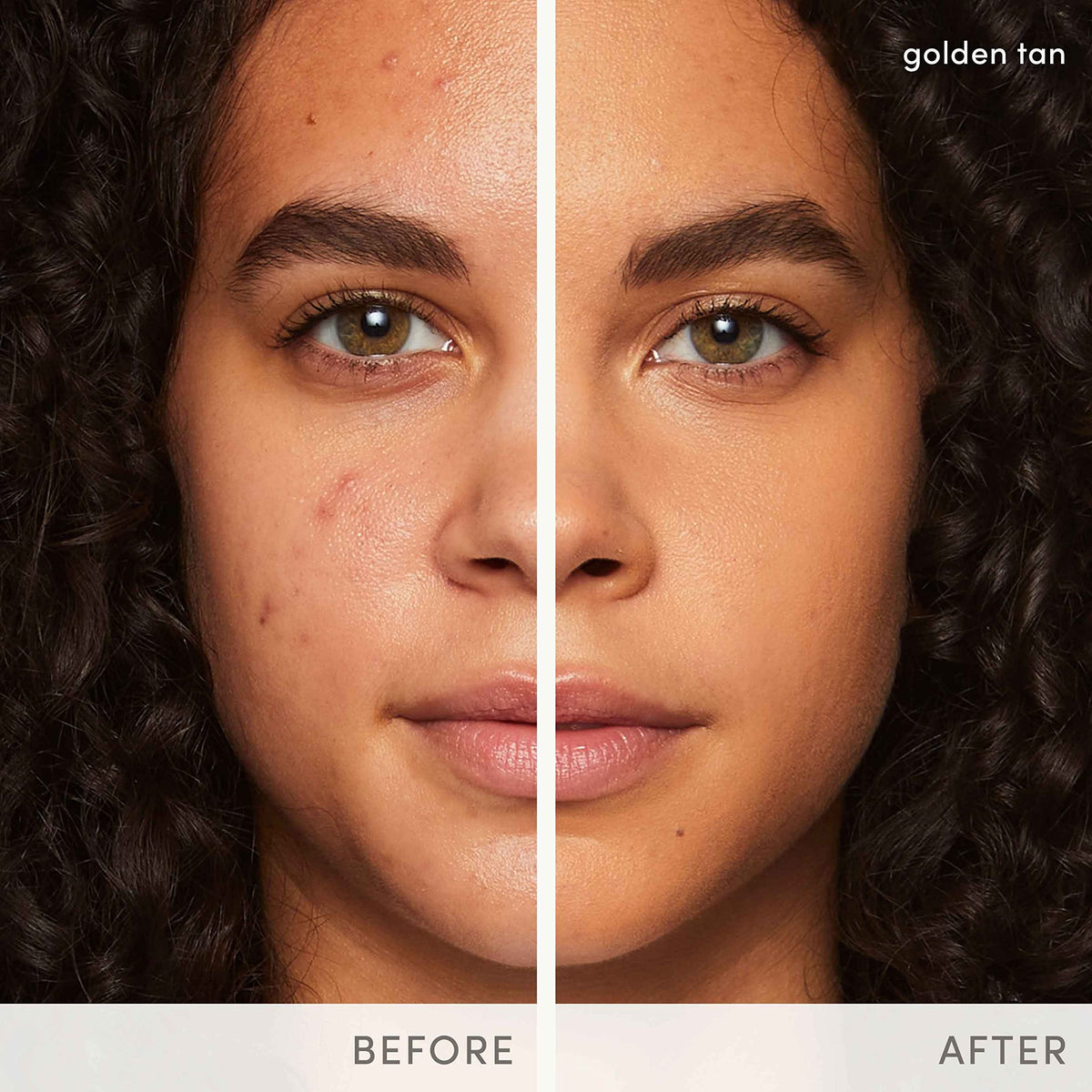 Jane Iredale PurePressed Base Refill swatch application demonstrates buildable coverage.