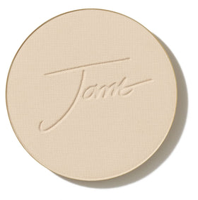 Jane Iredale PurePressed Base refill shown for easy, ongoing coverage in a refillable compact.