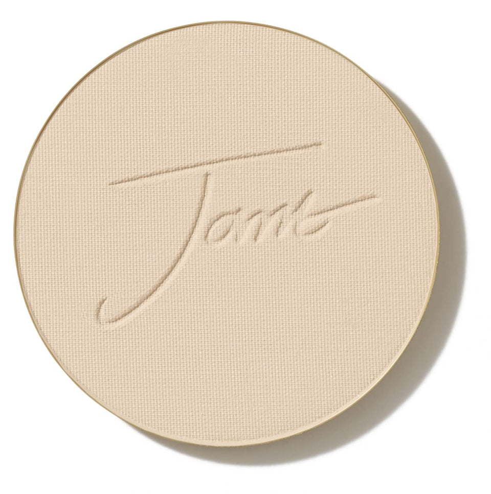 Jane Iredale PurePressed Base refill shown for easy, ongoing coverage in a refillable compact.