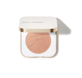 Jane Iredale PurePressed Blush packaging shown, ideal for quick on-the-go color touch-ups.