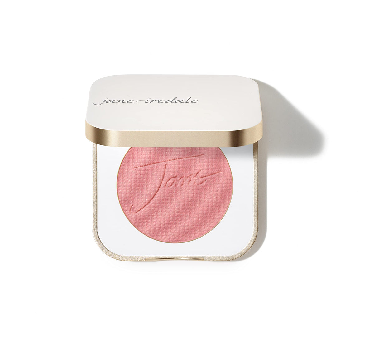 Jane Iredale PurePressed Blush offers a soft powdery finish for a natural glow.
