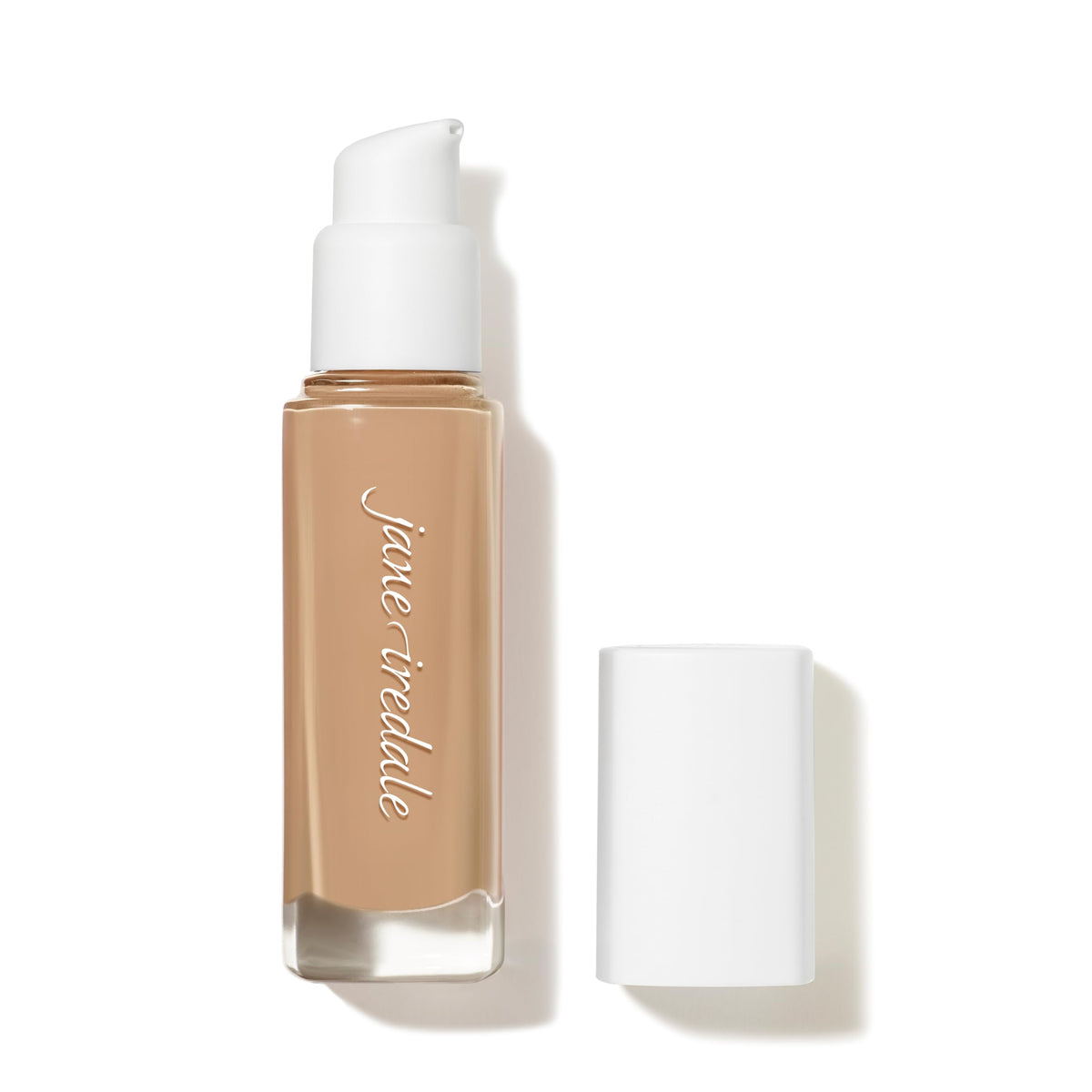 Jane Iredale Skintuition SPF 30 foundation bottle with pump for easy, even application
