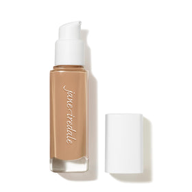 Jane Iredale Skintuition SPF 30 foundation bottle closeup for everyday wear.