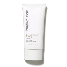 Jane Iredale Smooth Affair Mattifying Primer bottle with a weightless, matte finish.