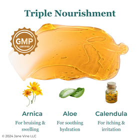 Jane Vine Arnica Cream for face and body, nourishing and softening.
