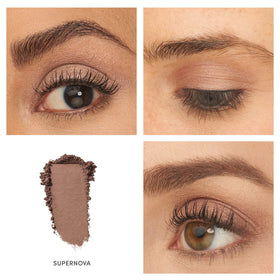 jane iredale PurePressed Eye Shadow Supernova close-up highlights smooth, crease-resistant color.