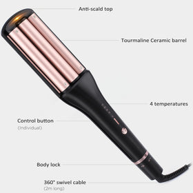 Janelove 4in1 crimper LED display shows precise temperature