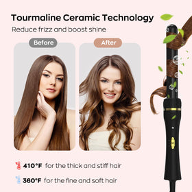 Janelove heat-resistant handle provides comfortable grip during styling.