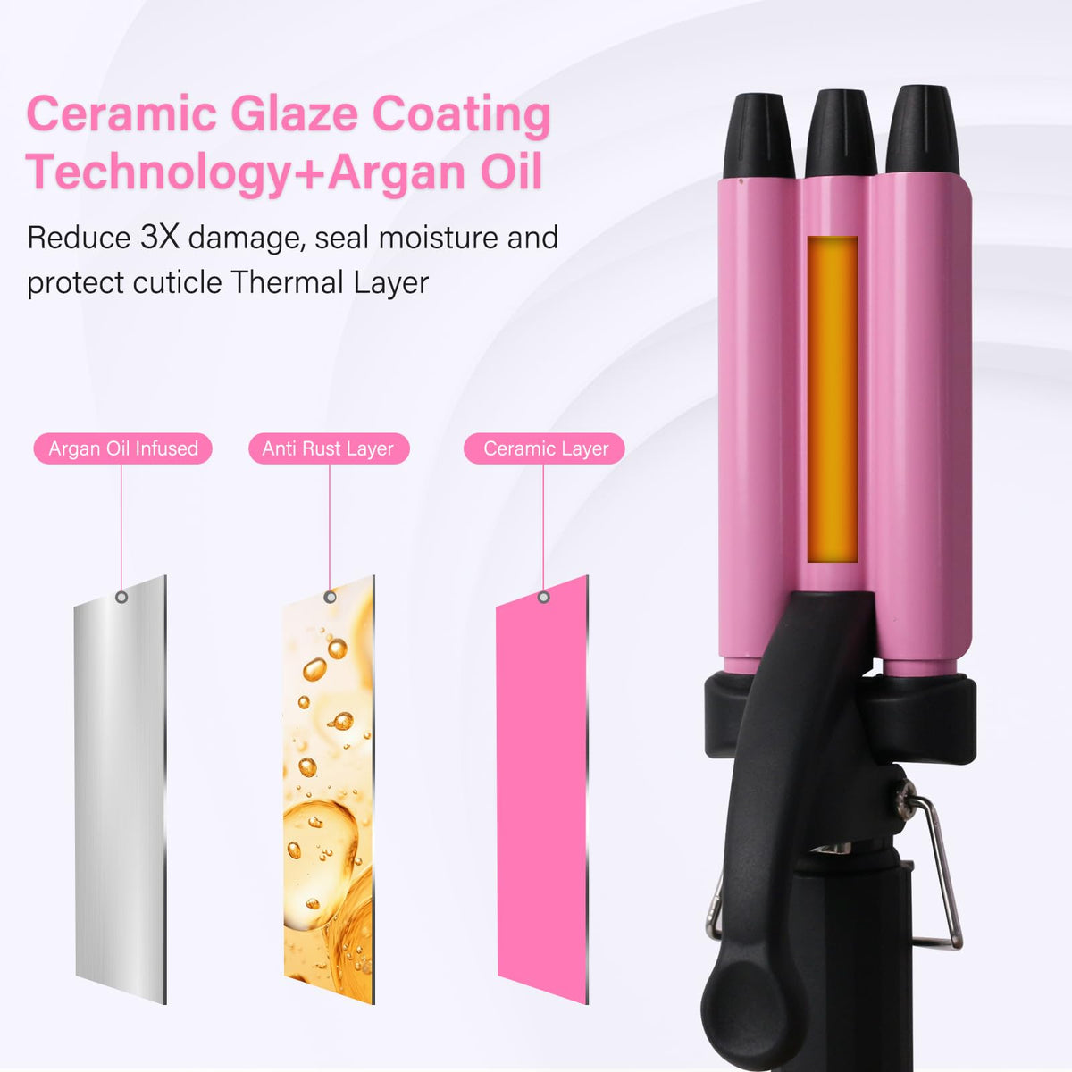 Janelove small hair waver safety tip reduces burn risk.