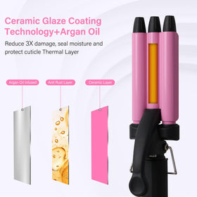 Janelove small hair waver safety tip reduces burn risk.