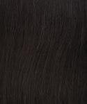 Janet Collection Agatha half wig back view reveals seamless cap and comfortable fit