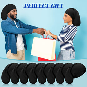 Janmercy eight-piece dreadlock cap set, ideal for sharing with family or friends.