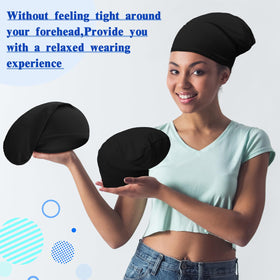 Janmercy dreadlock cap packaging shown, easy to gift and store for travel.
