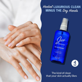 Jao Refresher label view highlights plant-based, gentle cleansing