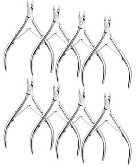 Japior eight-pack cuticle nippers close up for precise trimming